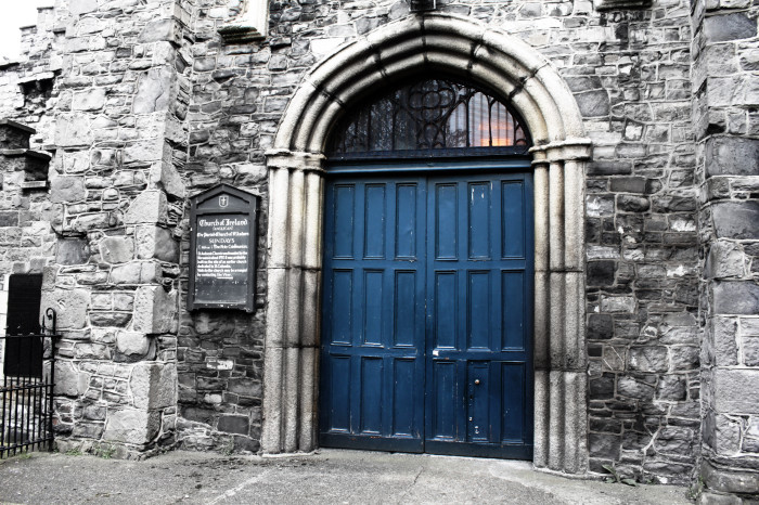 Dublin Blue Church Door